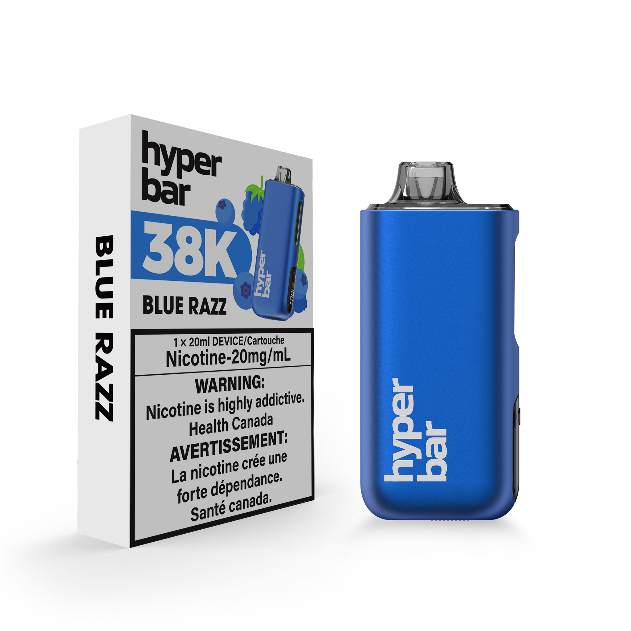 Hyperbar BE38000 - Blue Razz