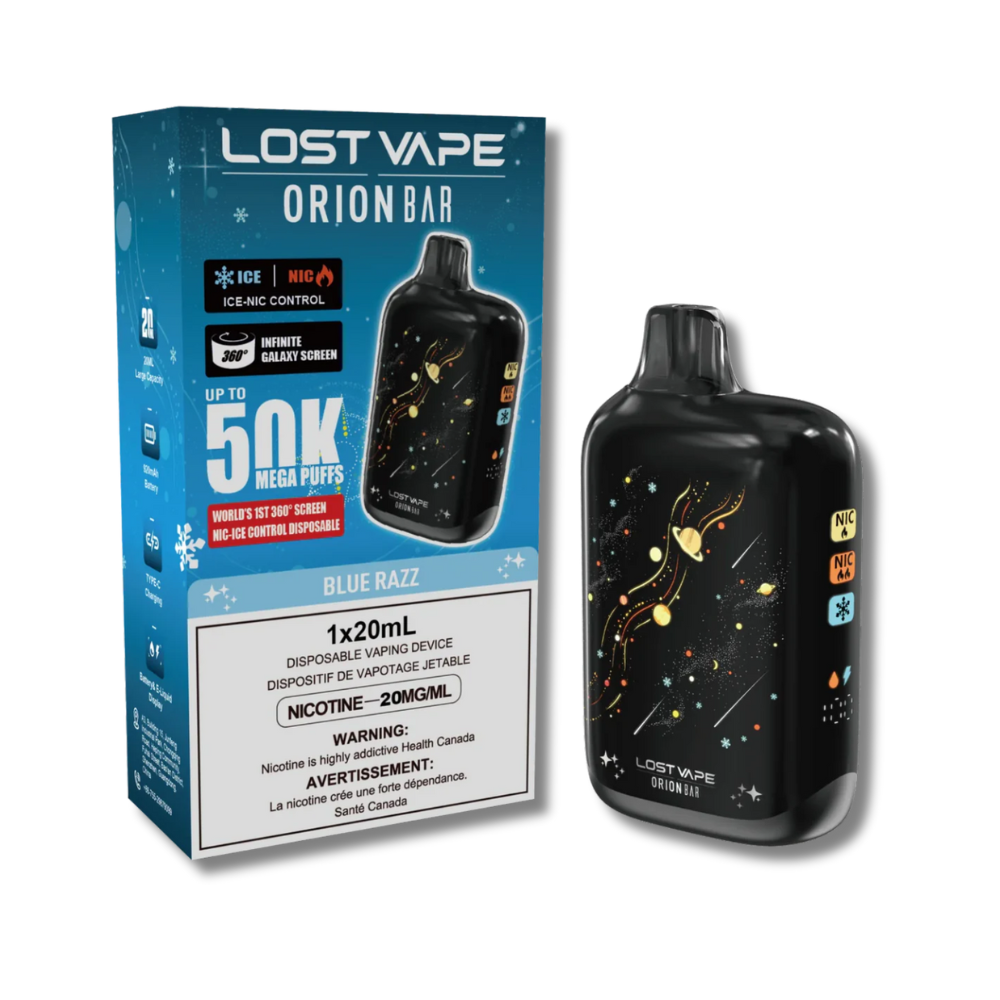 Lost Vape Orion Bar 50K - Blue Razz - Vapor Shoppe