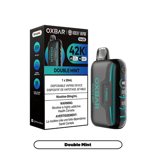 Rocky Vapor Oxbar G42K - Double Menthe Glacée