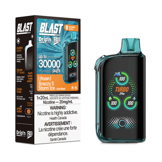 Drip'n Fasta Blast 30K - Snazzy S Storm Ice