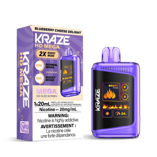 Kraze HD Mega - Blueberry Cheese Delight