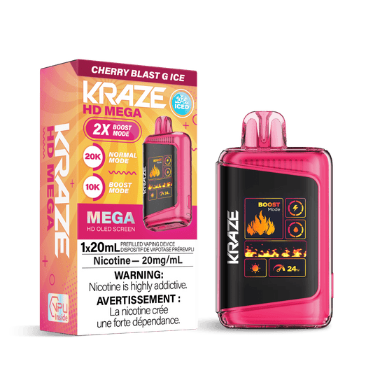 Kraze HD Mega - Cherry Blast G Ice