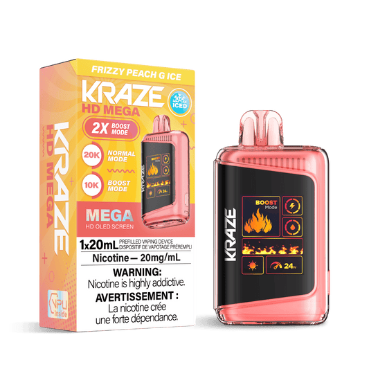 Kraze HD Mega - Frizzy Peach G Ice