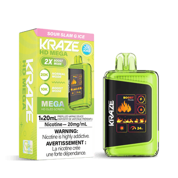 Kraze HD Mega - Sour Slam G Ice