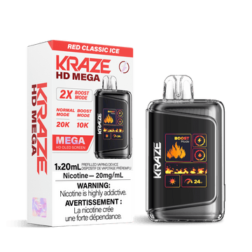 Kraze HD Mega - Red Classic Ice