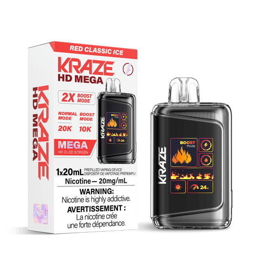 Kraze HD Mega - Red Classic Ice