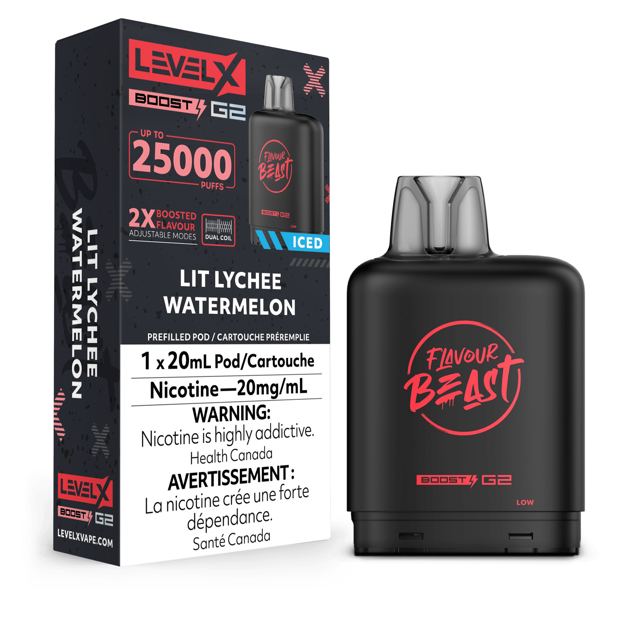 Level X Boost G2 Flavour Beast - Lit Lychee Watermelon