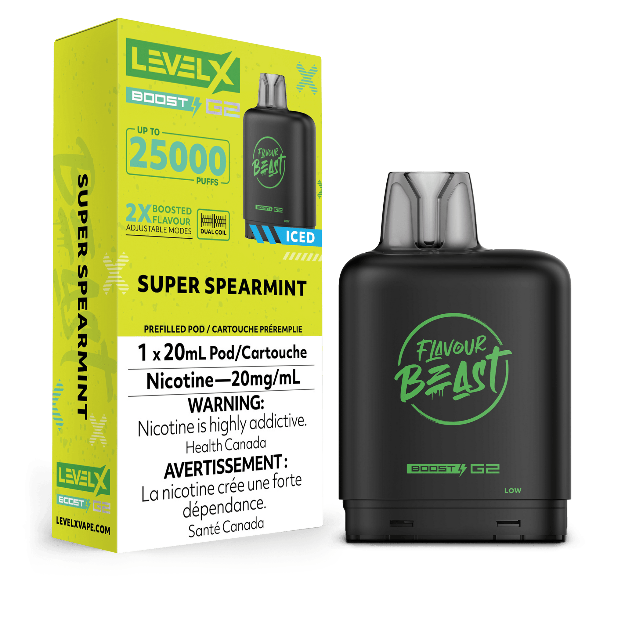 Level X Boost G2 Flavour Beast - Super Spearmint