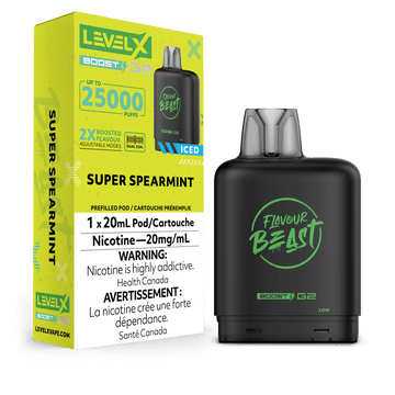 Saveur Beast G2 Boost de niveau X - Super menthe verte