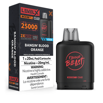 Level X Boost G2 Flavour Beast - Bangin' Blood Orange Iced