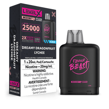 Level X Boost Flavour Beast - Fruit du Dragon Lychee Glacé Rêveur