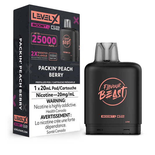 Level X Boost G2 Flavour Beast - Packin' Peach Berry