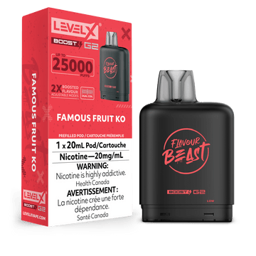 Boost de niveau X G2 Flavour Beast - Famous Fruit KO