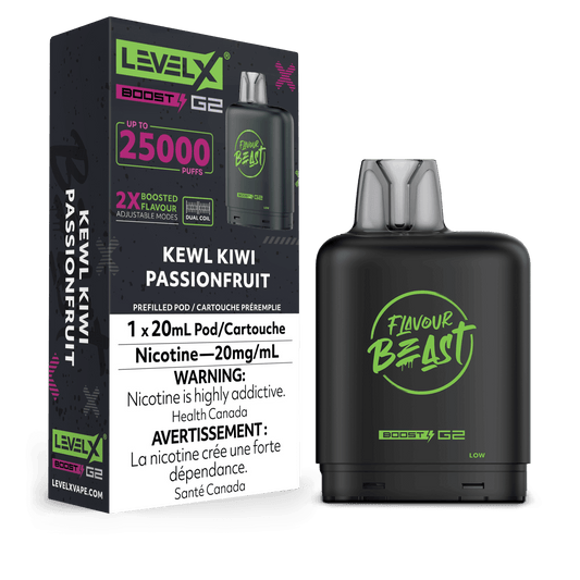 Level X Boost G2 Flavour Beast - Kewl Kiwi Passionfruit