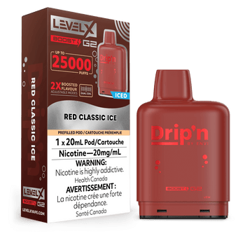 Drip'n Level X Boost G2 - Glace classique rouge