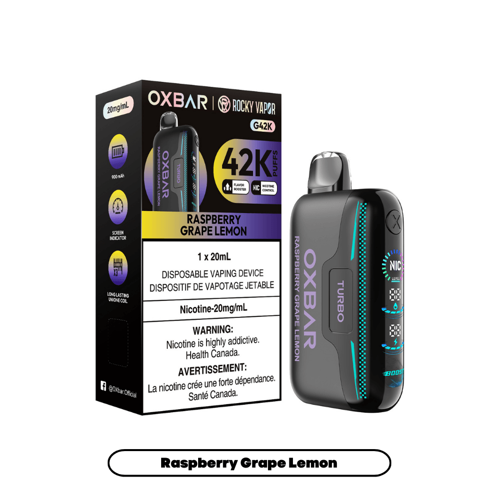 Rocky Vapor Oxbar G42K -  Raspberry Grape Lemon