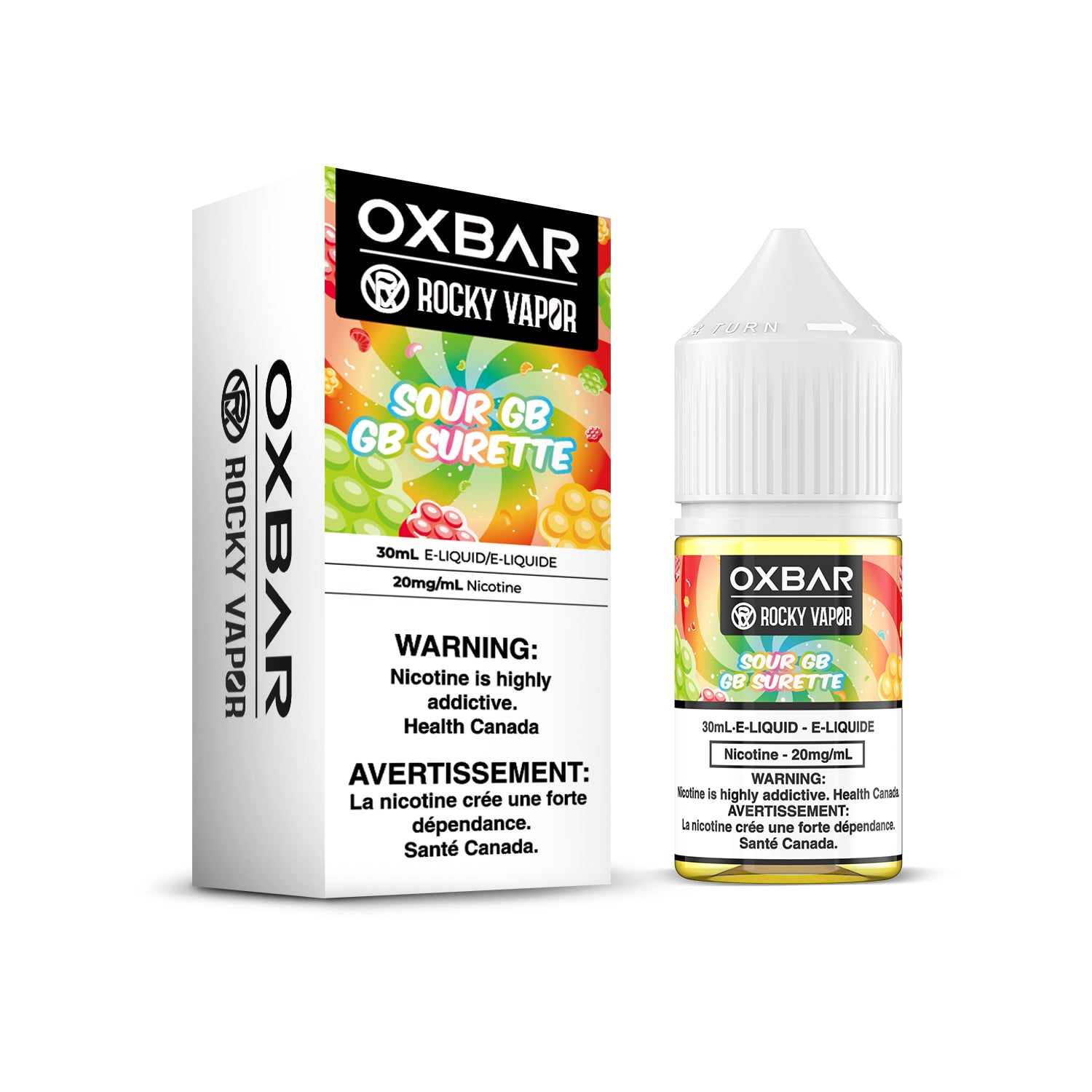 Oxbar Rocky Vapor Salts - Sour GB