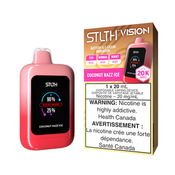 Vision STLTH – Glace Razz à la noix de coco