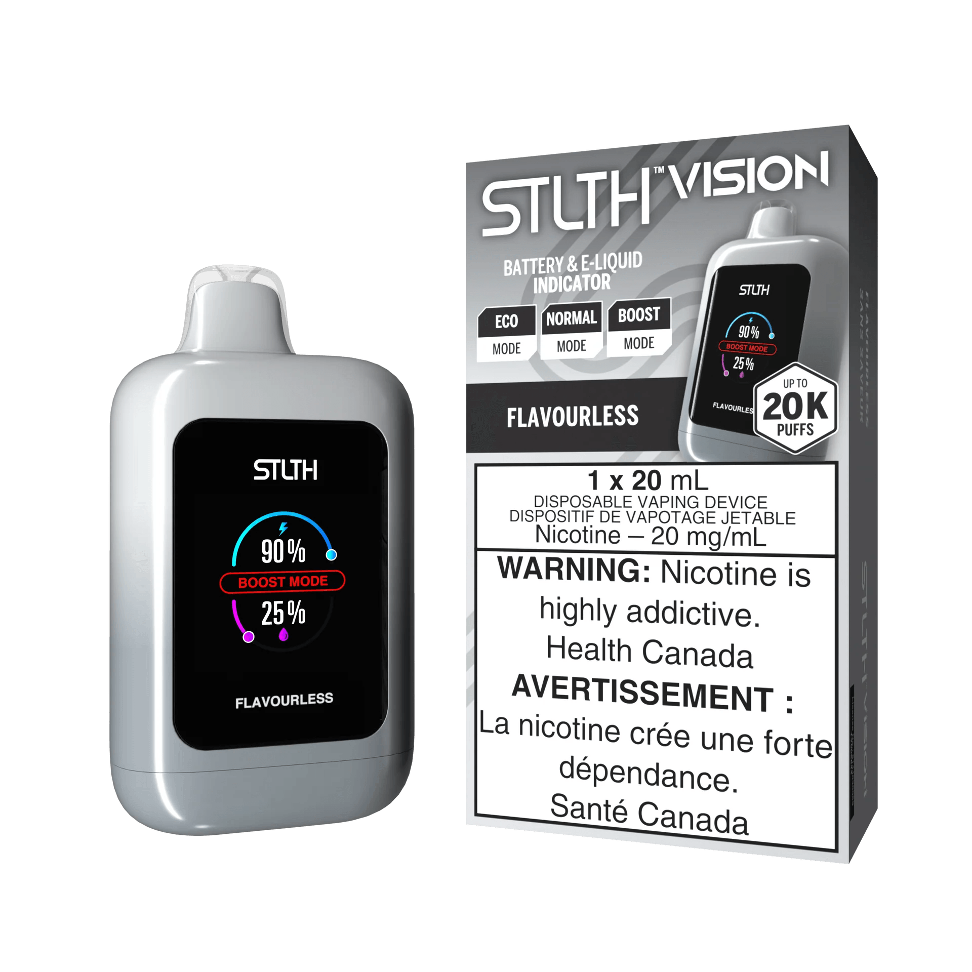 Vision STLTH – Sans saveur