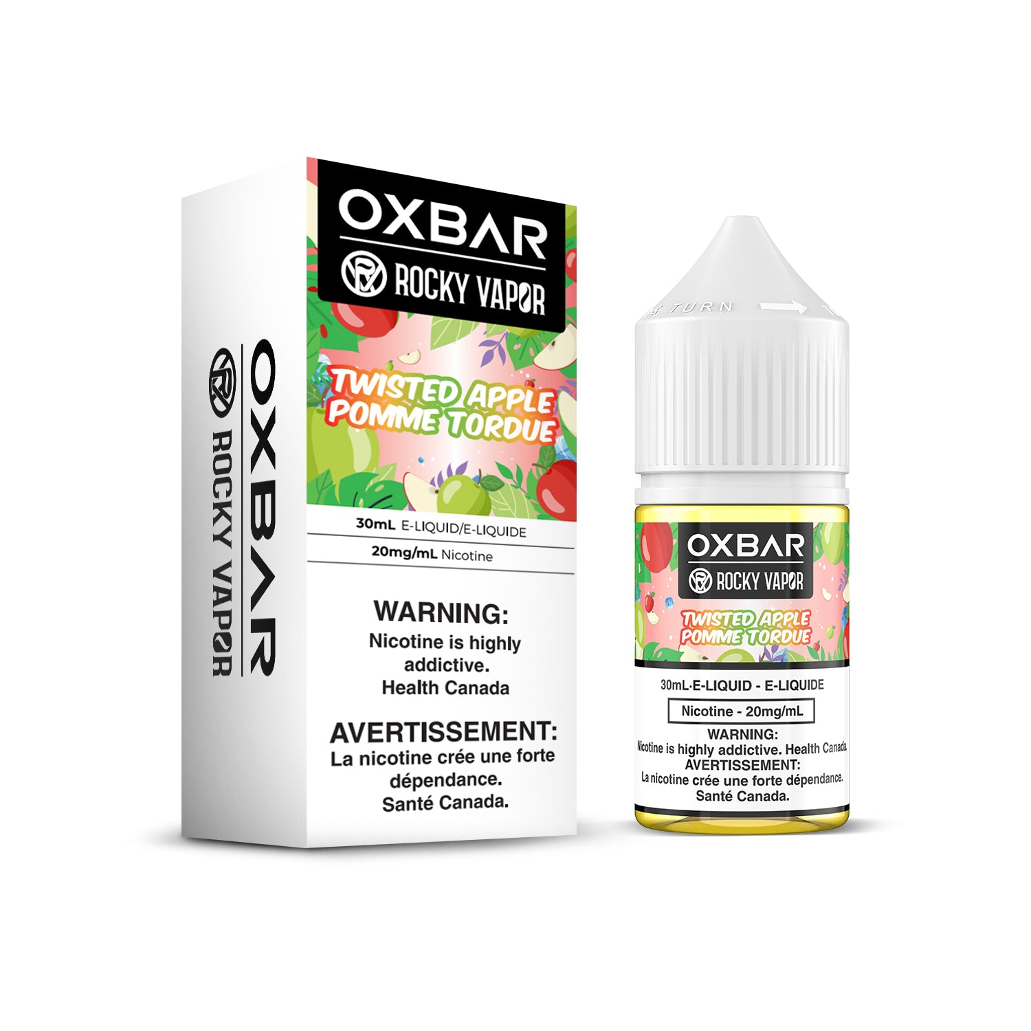 Oxbar Rocky Vapor Salts - Twisted Apple