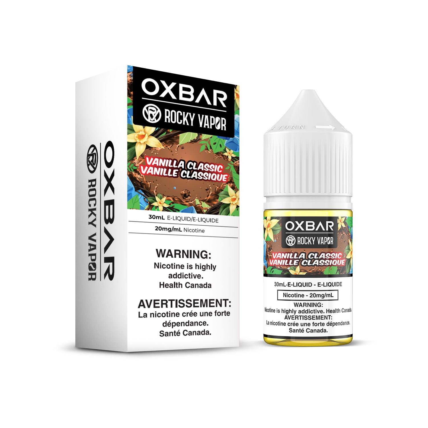 Oxbar Rocky Vapor Salts - Vanilla Classic