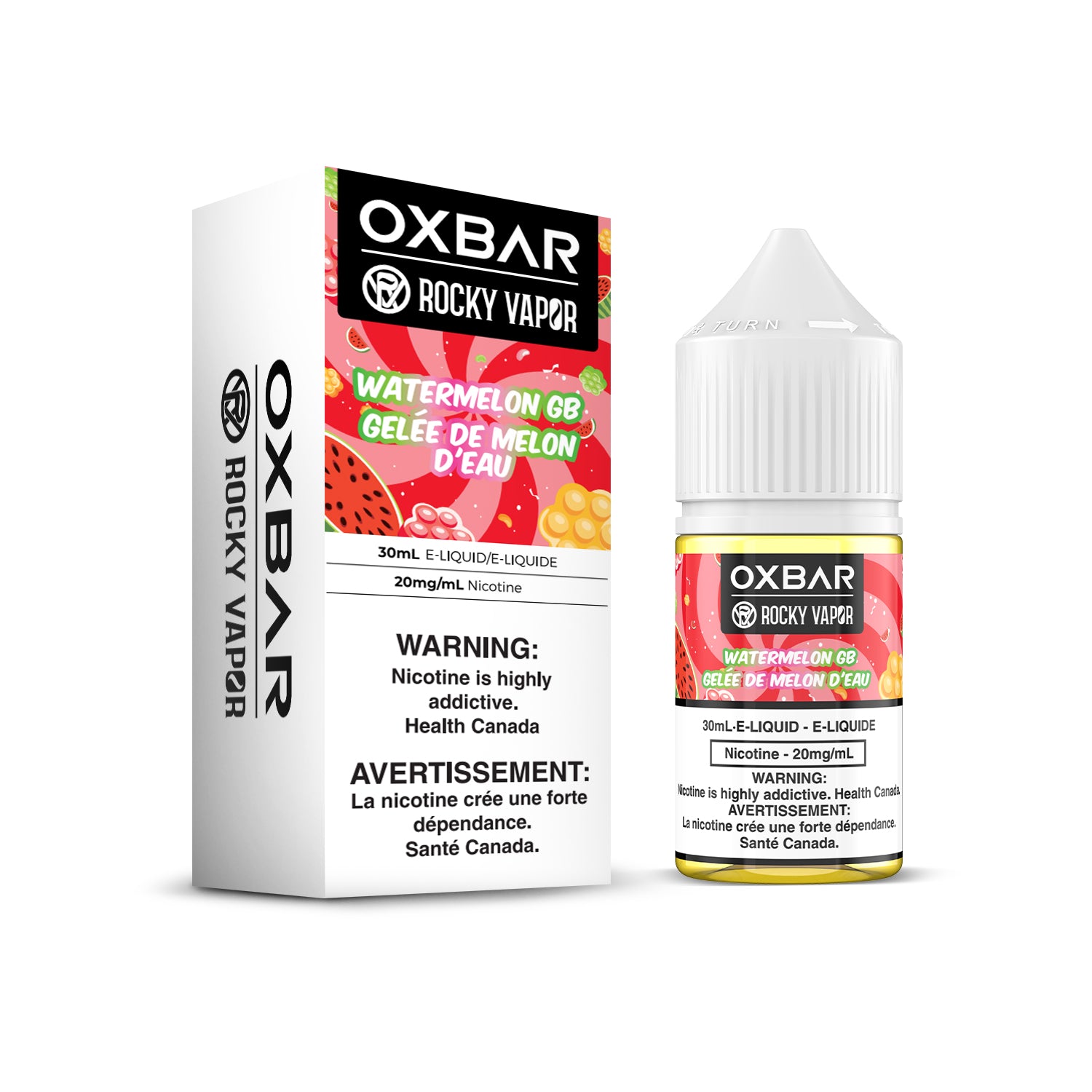 Oxbar Rocky Vapor Salts - Watermelon GB