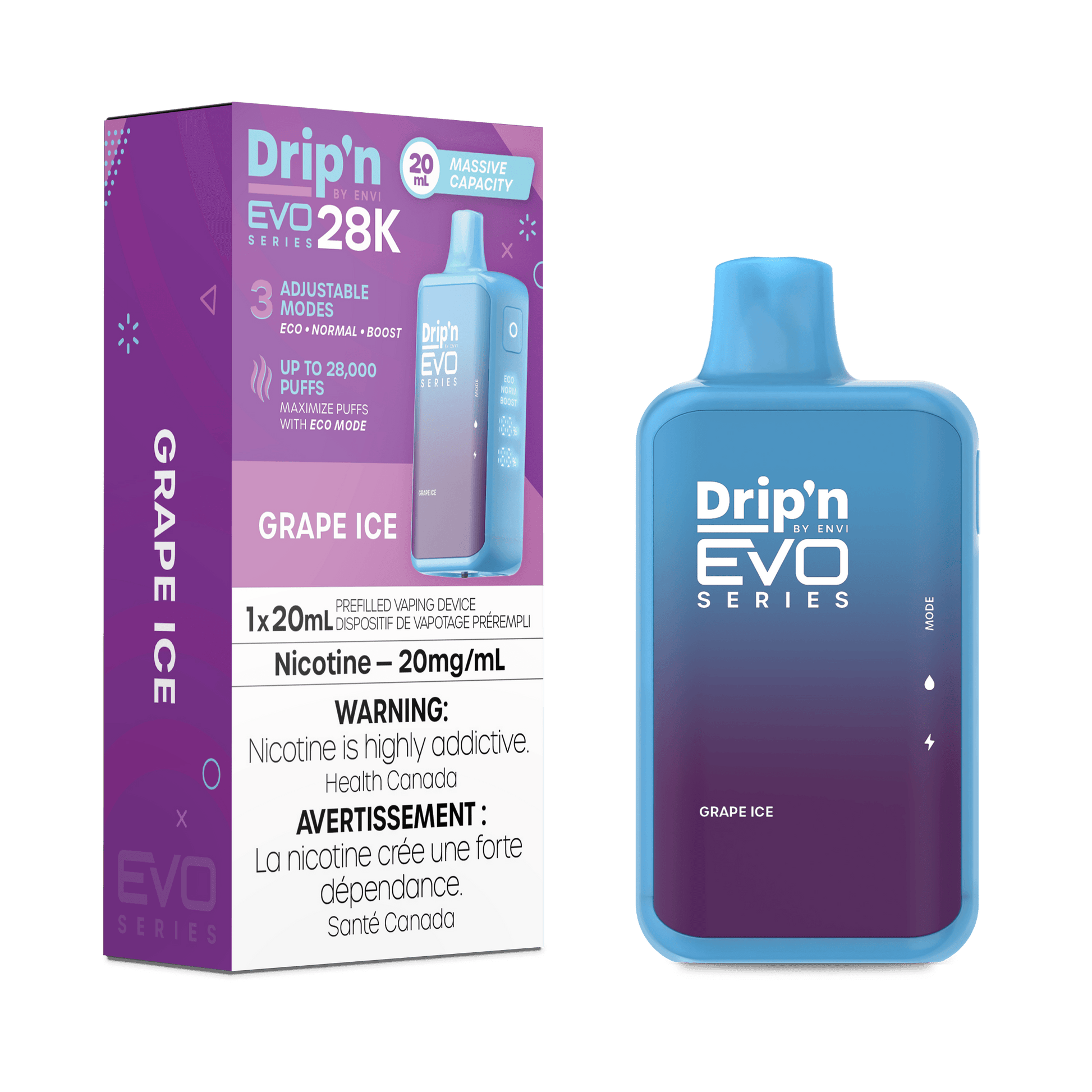 Drip'N EVO 28K - Grape Ice - Vapor Shoppe