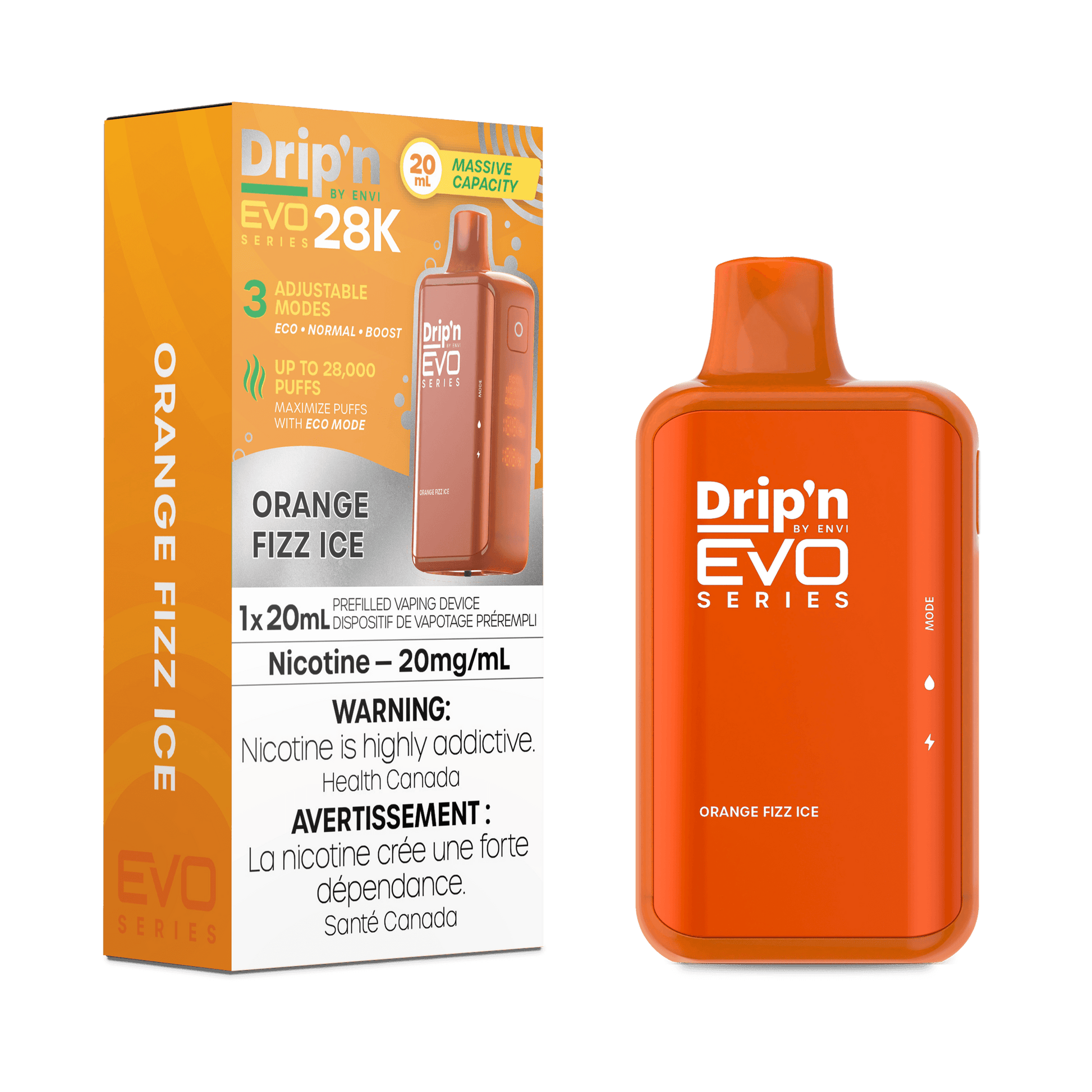 Drip'N EVO 28K - Orange Fizz Ice - Vapor Shoppe