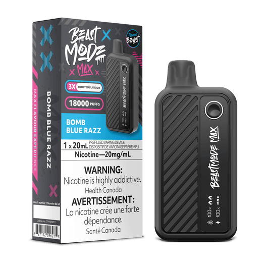 Flavour Beast BEASTMODE MAX - Bomb Blue Razz - Vapor Shoppe