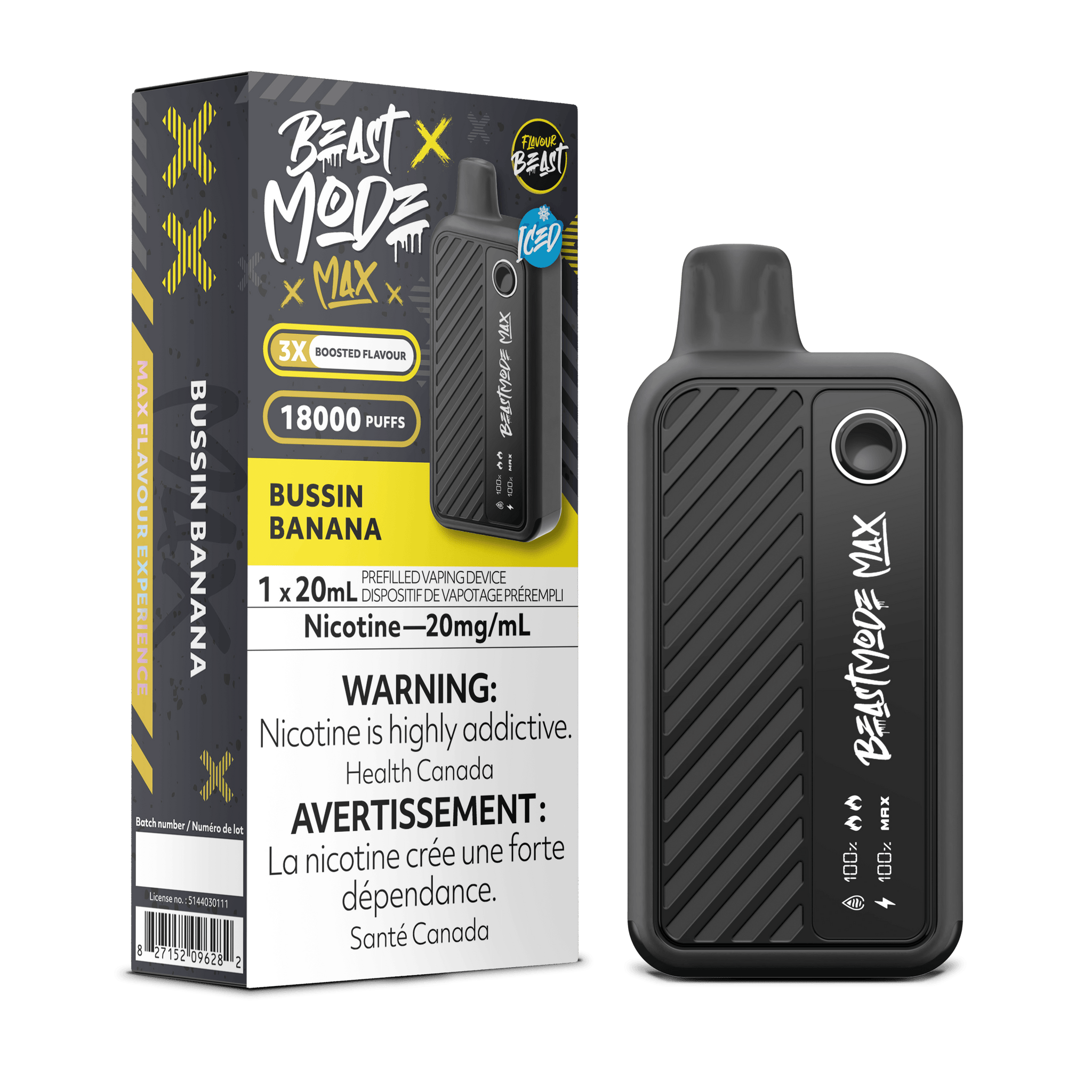 Flavour Beast BEASTMODE MAX - Bussin Banana - Vapor Shoppe