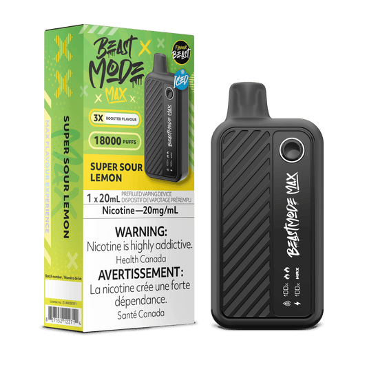 Flavour Beast BEASTMODE MAX - Super Sour Lemon - Vapor Shoppe