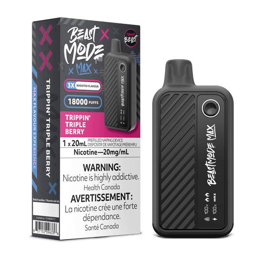 Flavour Beast BEASTMODE MAX - Trippin’ Triple Berry - Vapor Shoppe