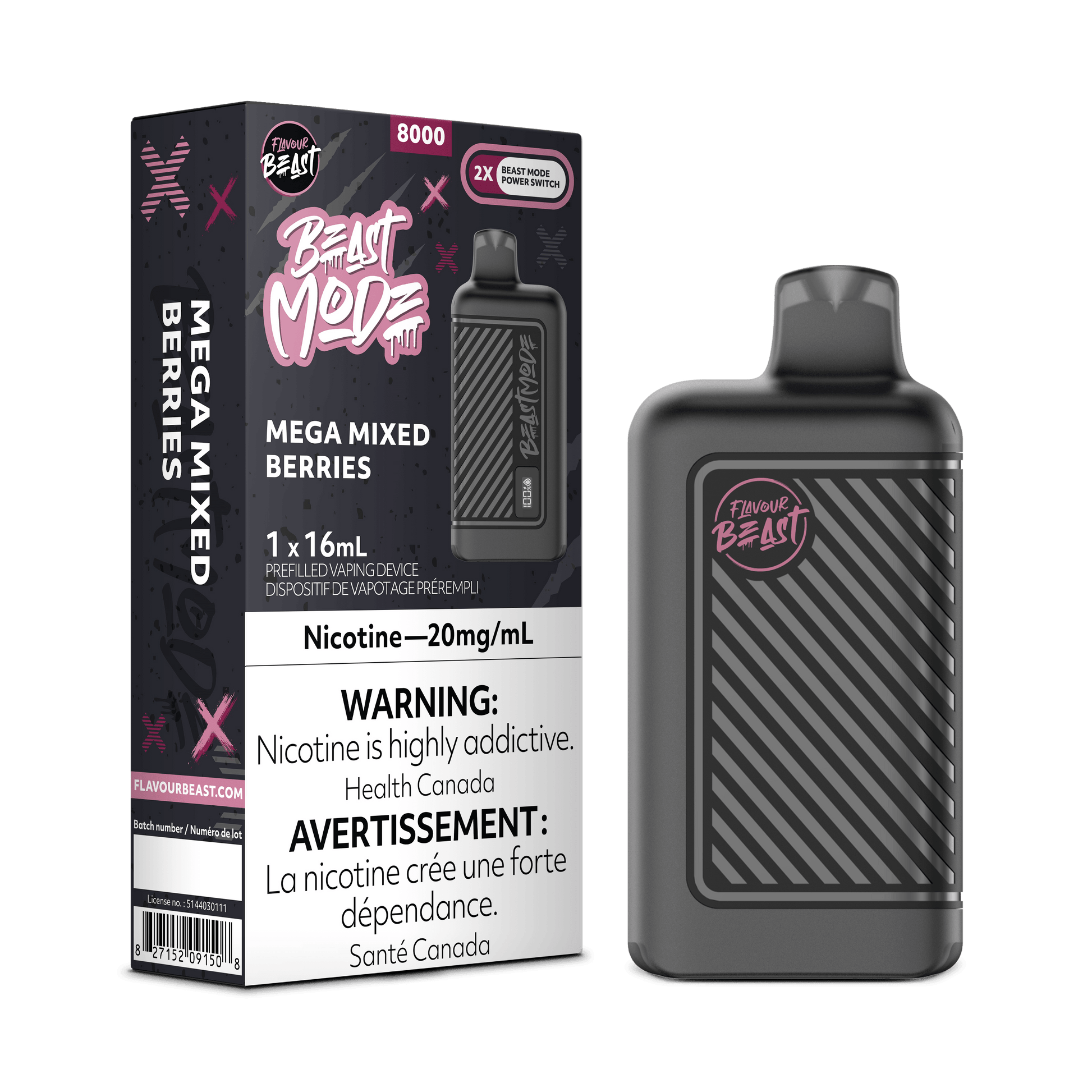 Flavour Beast BEASTMODE - Mega Mixed Berries - Vapor Shoppe