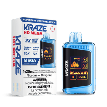 Kraze HD Mega - Blueberry Watemelon Ice - Vapor Shoppe