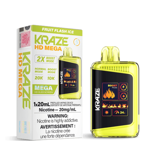 Kraze HD Mega - Fruit Flash Ice - Vapor Shoppe