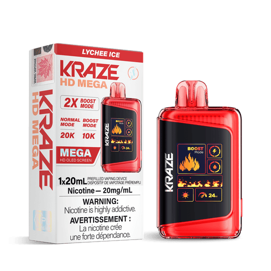 Kraze HD Mega - Lychee Ice - Vapor Shoppe