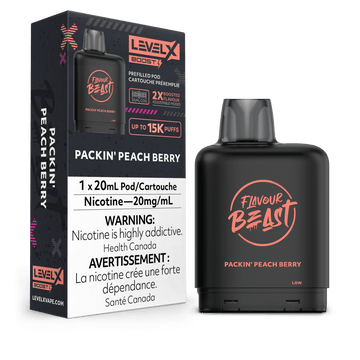 Level X Boost Flavour Beast - Packin' Peach Berry - Vapor Shoppe