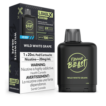 Level X Boost Flavour Beast - Wild White Grape Iced - Vapor Shoppe