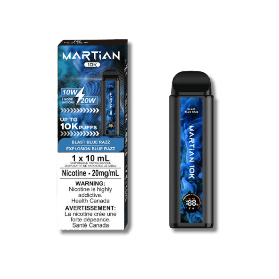 MARZ Martian 10K - Blast Blue Razz - Vapor Shoppe