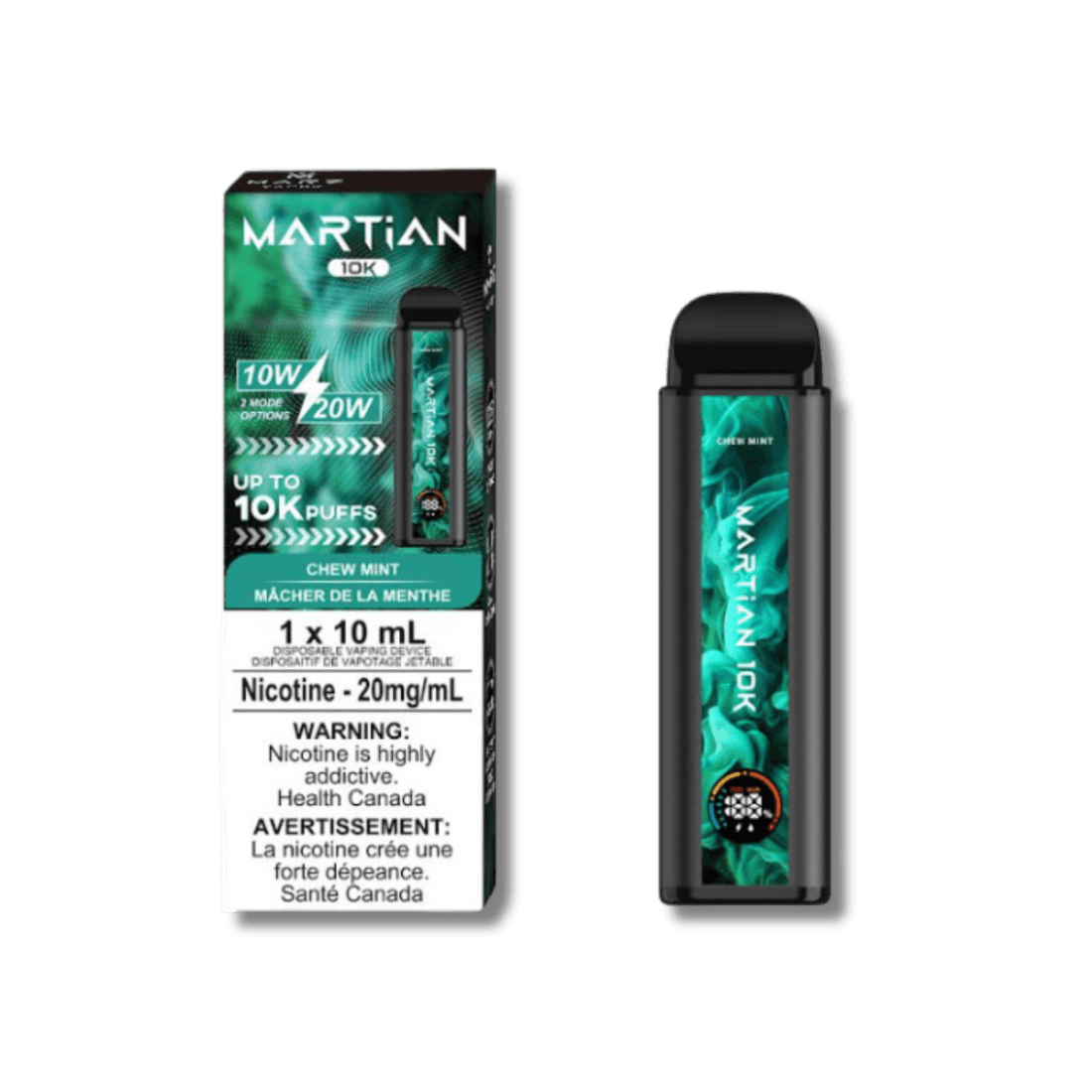 MARZ Martian 10K - Chew Mint - Vapor Shoppe