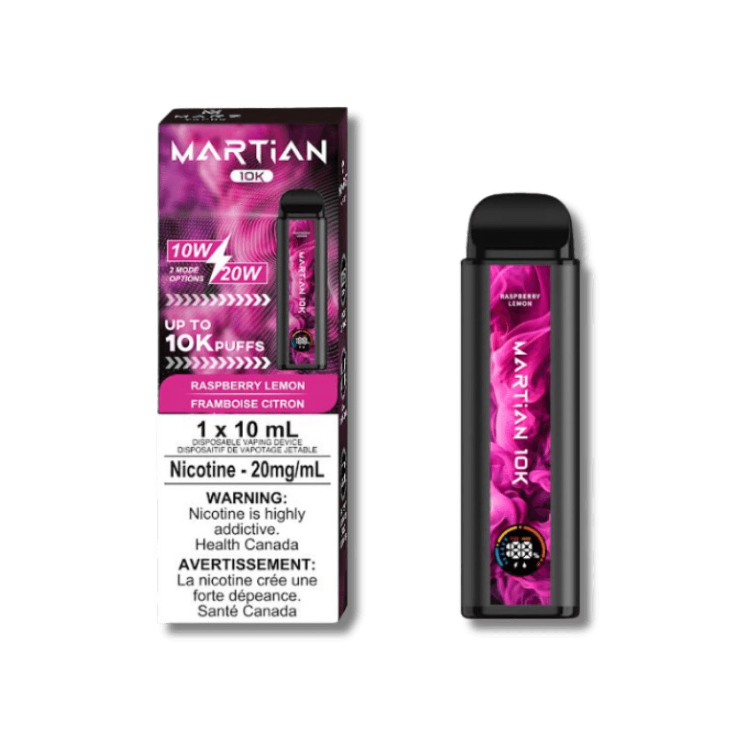 MARZ Martian 10K - Raspberry Lemon - Vapor Shoppe