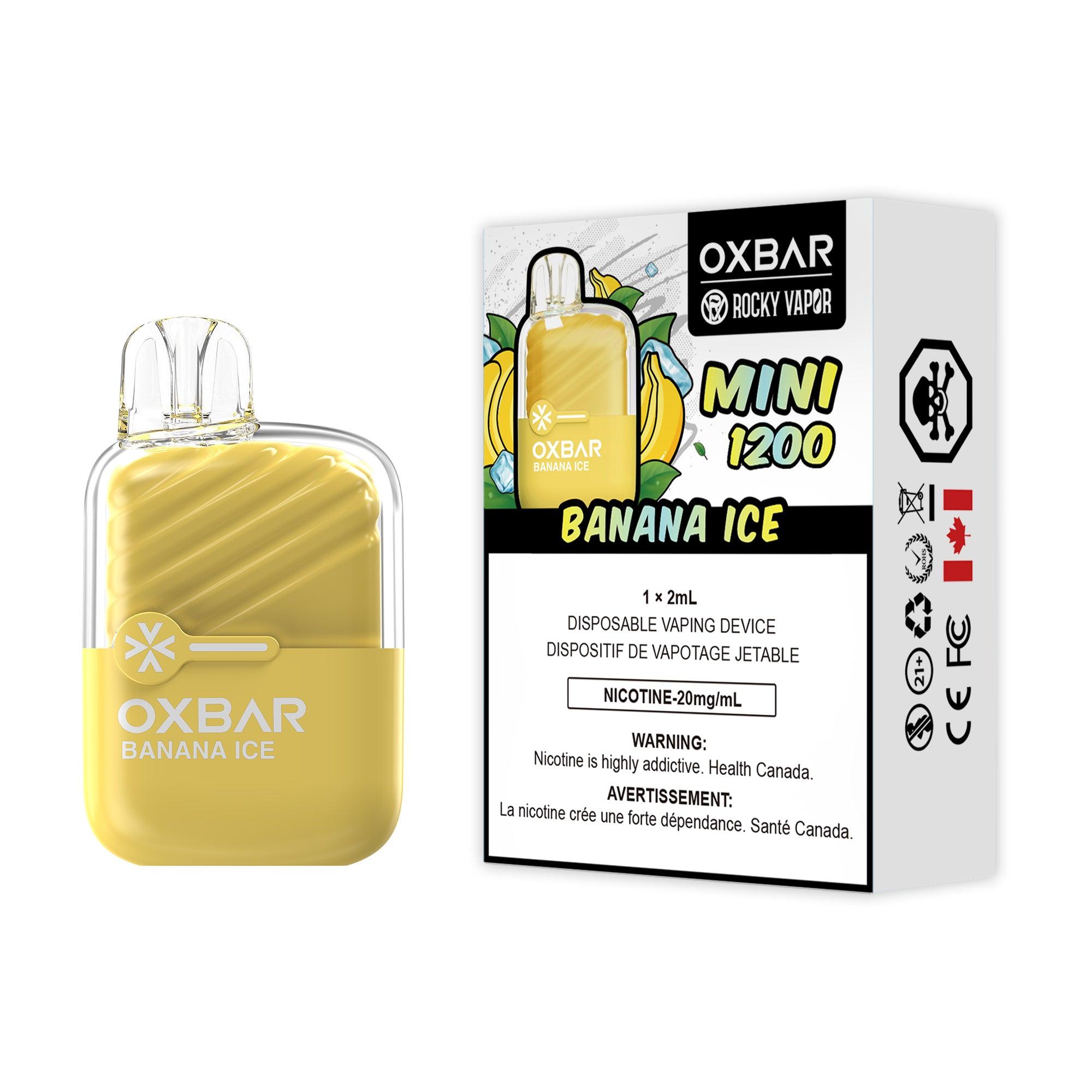 Oxbar Mini 1200 - Banana Ice - Vapor Shoppe