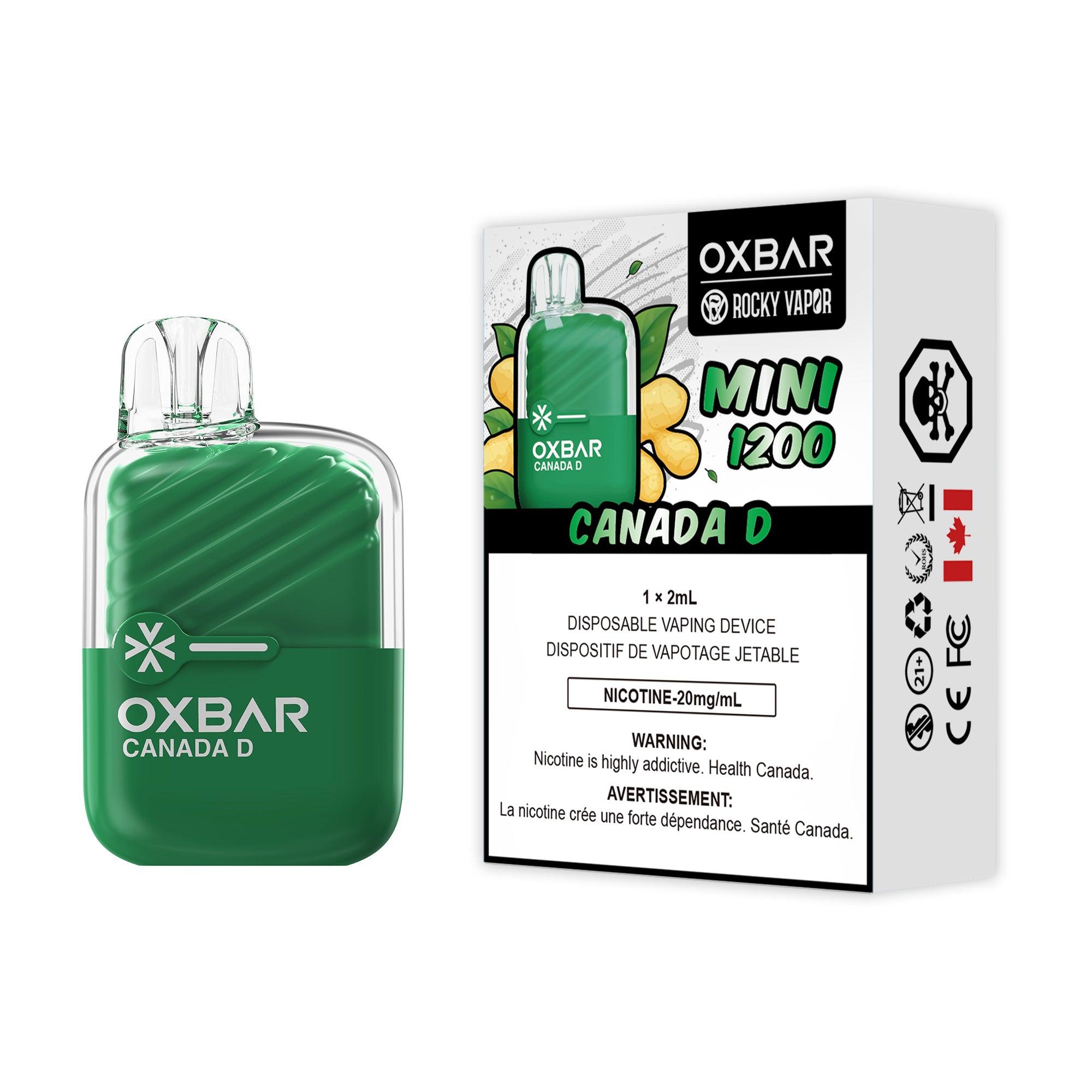 Oxbar Mini 1200 - Canada D - Vapor Shoppe