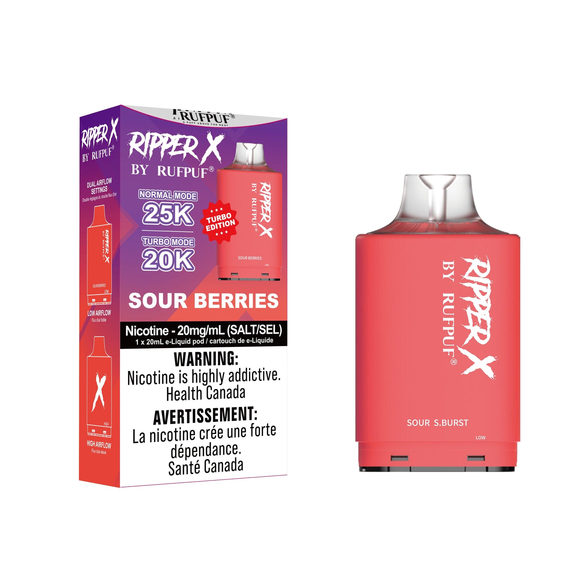 Ripper X 25K Pod - Baies acidulées