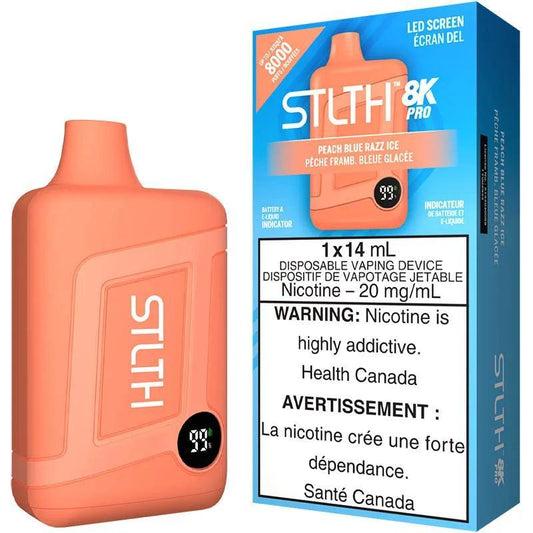 STLTH 8K Pro - Peach Blue Razz Ice - Vapor Shoppe