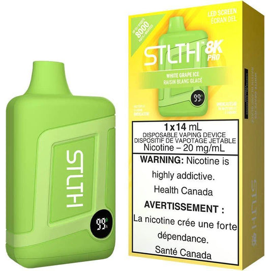 STLTH 8K Pro - White Grape Ice - Vapor Shoppe