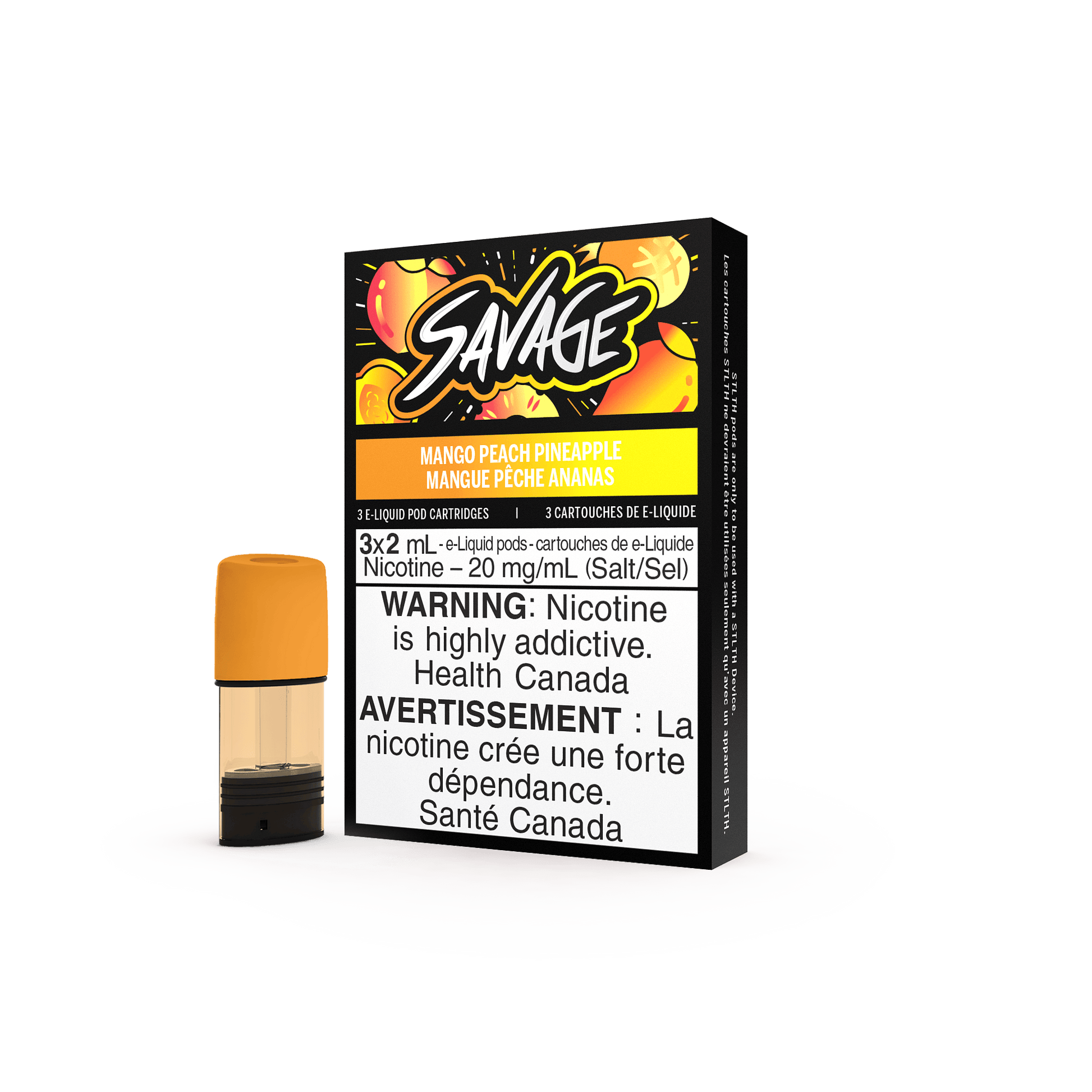 STLTH Savage - Mango Peach Pineapple - Vapor Shoppe