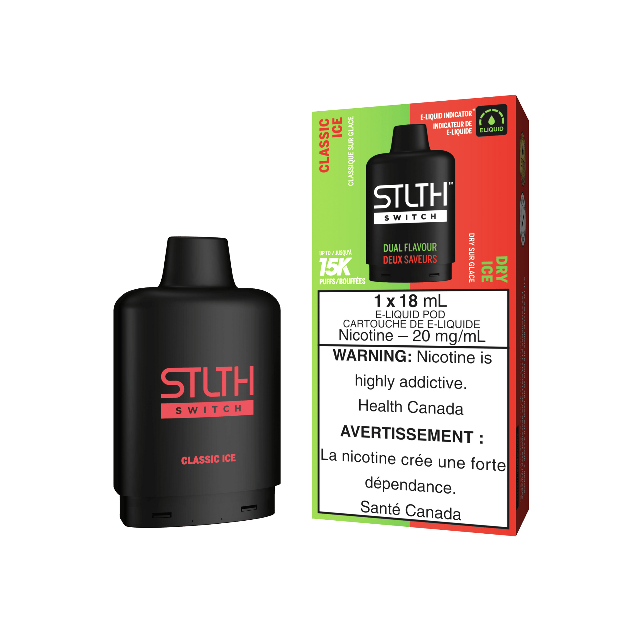 STLTH Switch - Classic Ice & Dry Ice - Vapor Shoppe