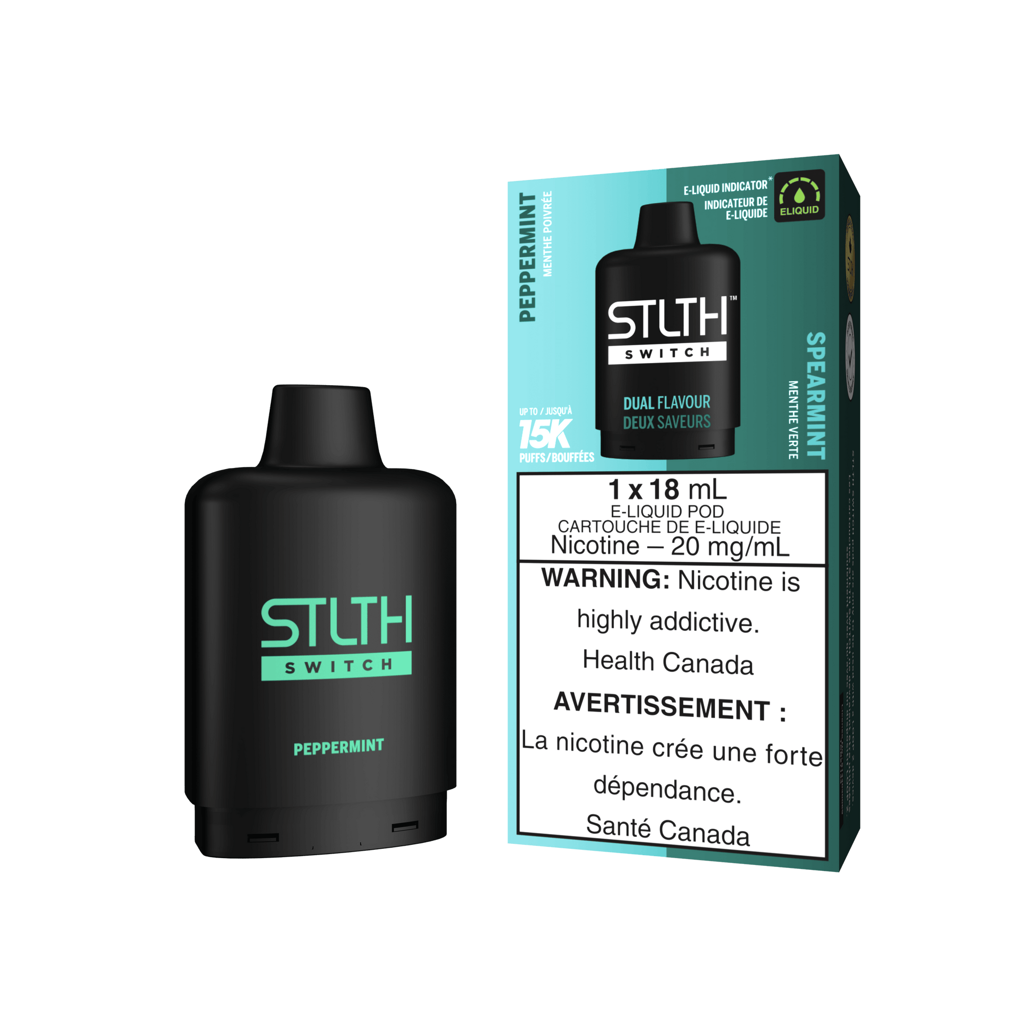 STLTH Switch - Peppermint & Spearmint - Vapor Shoppe