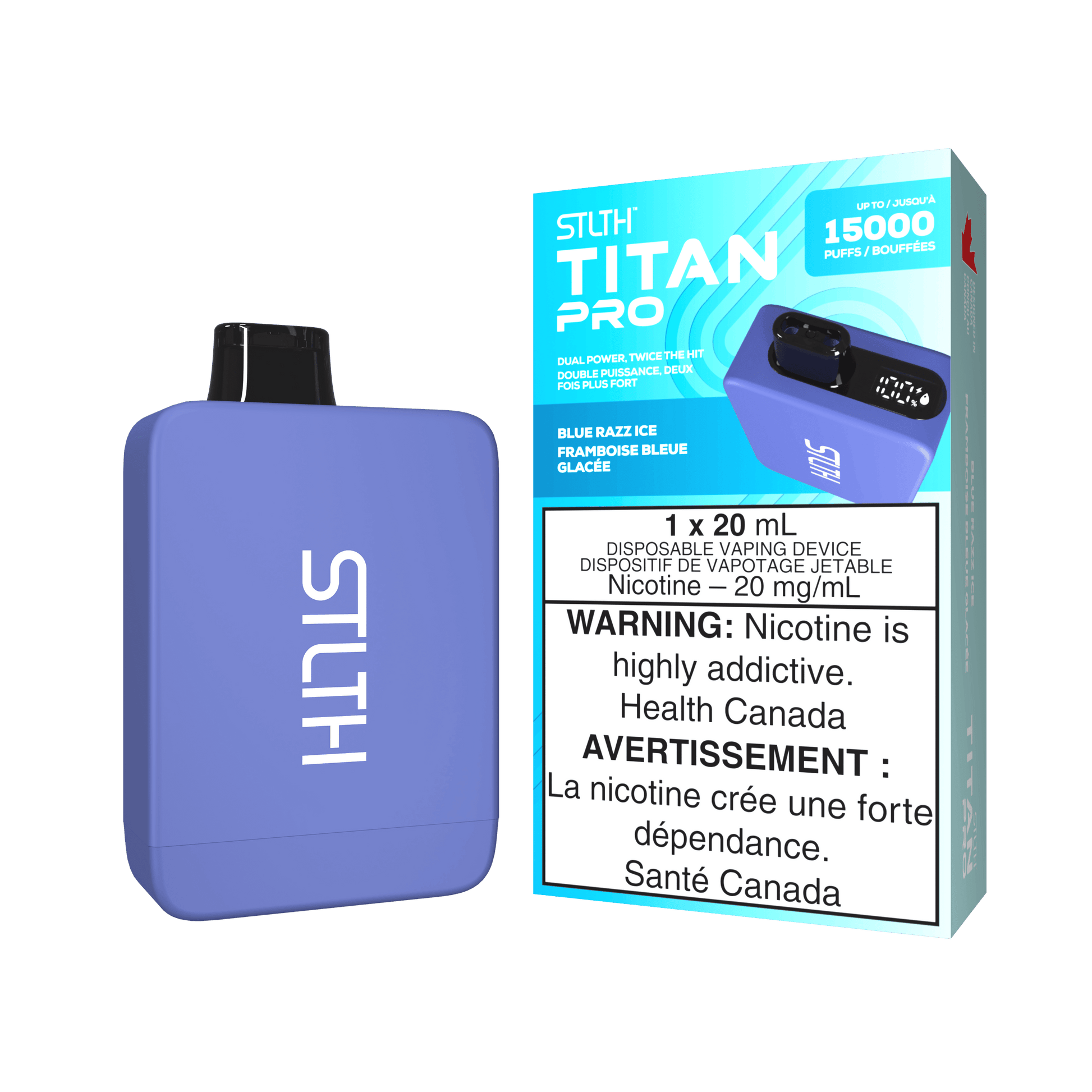 STLTH Titan Pro - Blue Razz Ice - Vapor Shoppe